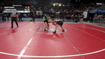144 lbs Champ. Round 2 - Mesiah Valdez, Sunnyside vs Simon Eddins, South Fremont