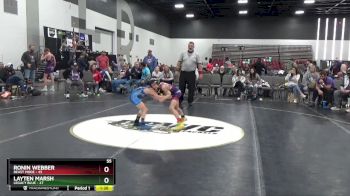 55 lbs Placement Matches (8 Team) - Ronin Webber, Beast Mode vs Layten Marsh, Legacy Blue