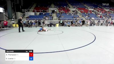 106 lbs Cons 64 #2 - Aiden Thompson, PA vs Gabryel Juarez, CA