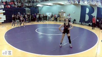 100 lbs. Champ. Round 2 - Naiya Delos Santos, Taylor County vs Makinze Hayes, Jefferson City