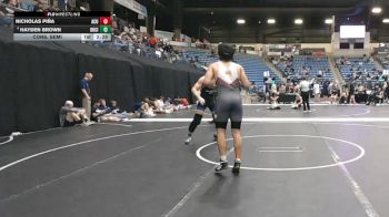 165 lbs Cons. Semi - Nicholas Piña, Arizona Christian University vs Hayden Brown, Oklahoma City
