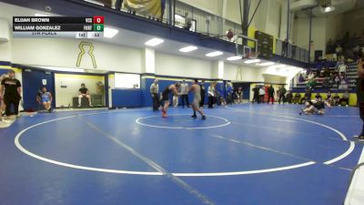 165 lbs 5th Place - Elijah Brown, Victory Christian School vs William Gonzalez, Fort Smith Northside