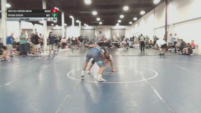 155 lbs Rr Rnd 7 - Micah Engelman, Mat Assassins Platinum - BHSE vs Ryan Douk, Mat Warriors White - BHSE