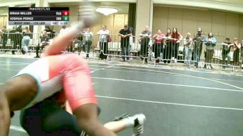 132 lbs Quarterfinal - Brian Miller, Palo Alto Elite vs Joshua Perez, Christopher Columbus HS