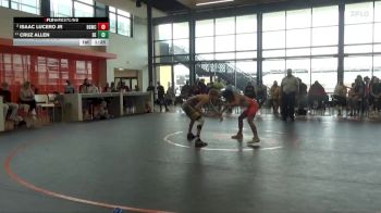 120 lbs Semifinal - Cruz Allen, DC Elite vs Isaac Lucero Jr, Big Game Wrestling Club