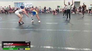 190 lbs Round 2 (6 Team) - Nathan Cortes, Charlotte Vikings vs Aiden Walsh, Mat Monkeys