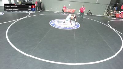 100 lbs 3rd Place Match - Thea Kissiov, Cardinal Wrestling Club vs Alyaah Bravo, Titan Mercury Wrestling Club (TMWC)