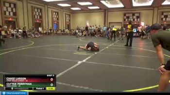 82 lbs Quarterfinals (8 Team) - Cutter Perryman, Kings Krew vs Chase Larson, Steel Valley Street