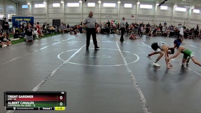 76 lbs Round 2 (6 Team) - Trent Gardner, NOS vs Albert Canales, Contenders WA Green