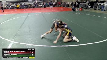 95 lbs Cons. Round 2 - Arlyn Von Knobelsdorff, Goodhue vs Samuel Strack, Little Falls