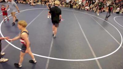86 lbs Cons. Round 3 - Kingston Gardas, Mustang Wrestling Club vs Lucas Parish, Pinnacle