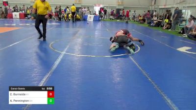 S-150 lbs Consolation - Cameron Burnside, KY vs Andrew Pennington, OH