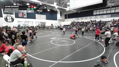126 lbs Champ. Round 3 - Jayden Espinoza, Live Training Wrestling vs Maddox Hazard, High Desert Wrestling Club