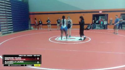 180-200 lbs 3rd Place Match - Elizabella Laurin, Iron Knights vs Diamond Young, Higher Calling Wrestling Club