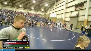 70 lbs Quarterfinal - Jocee King, Top Of Utah vs Kynlee Douglas, Bear River