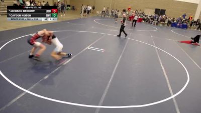 16U - 138 lbs Semis - Cayden Neisen, Scoring Edge Wrestling Center vs Jackson Berhow, Jack Pine Savage Wrestling