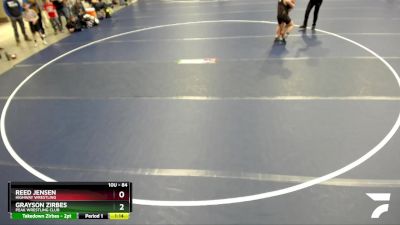 84 lbs Champ. Round 1 - Reed Jensen, Highway Wrestling vs Grayson Zirbes, Peak Wrestling Club