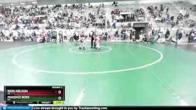 60 lbs Round 2 - Rion Nelson, AZ vs Makenzi Boss, NV