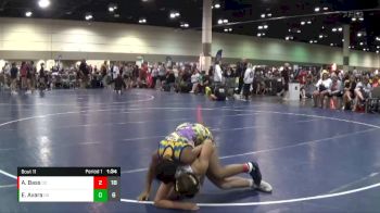 120 lbs Round 4 (6 Team) - Amya Bass, Iowa Minion Nation vs Emerson Avara, MXW - RAW