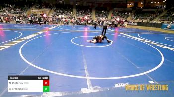 105 lbs Consi Of 8 #2 - Noah Pieterick, Storm Wrestling Center vs Braylon Freeman, Bristow Youth Wrestling