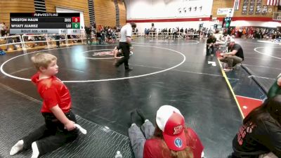 90B Cons. Round 2 - Wyatt Juarez, Lander Middle School vs Weston Haun, Shoshoni Junior High School
