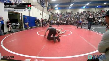 52 lbs Consi Of 8 #2 - Baker Franklin, Vinita Kids Wrestling vs Riggs Smith, Bartlesville Wrestling Club