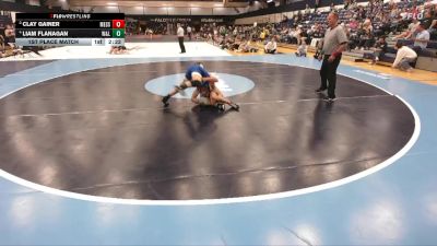 157 lbs 1st Place Match - Liam Flanagan, Washington And Lee vs Clay Gainer, Messiah