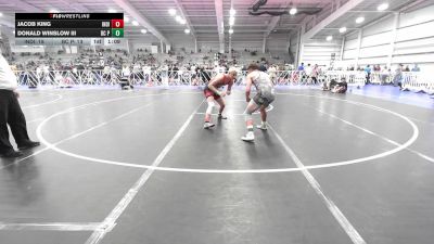 145 lbs Rr Rnd 1 - Jacob King, Indiana Outlaws Yellow vs Donald Winslow III, BC Predators