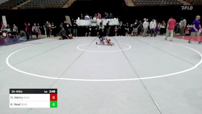 35-45 lbs Rr Rnd 1 - Haisley Henry, Georgia vs Kaydence Neal, Dendy Trained Wrestling