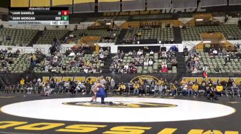 197 lbs Quarterfinal - Liam Daniels, Little Rock vs Quin Morgan, South Dakota State