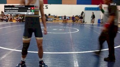 120 lbs Champ. Round 1 - Marcus Patrick, Hood River Valley vs Luis Martinez, McNary