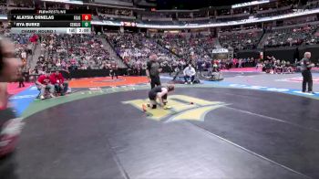 G135-5A Champ. Round 1 - Alaysia Ornelas, Eaglecrest Girls vs Rya Burke, Central-GJ Girls