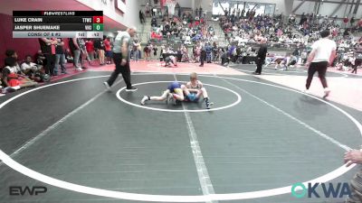 64 lbs Consi Of 8 #2 - Luke Crain, Team Tulsa Wrestling Club vs Jasper Shuemake, Viking Wrestling Club