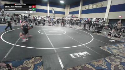 109 lbs Consi Of 16 #1 - Ceana Mae Agonoy, South Kona WC vs Iyla Samuel, Gold Rush Wr Ac