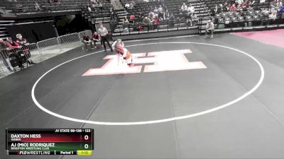 123 lbs Cons. Round 1 - Daxton Hess, Weber vs Aj (Mio) Rodriquez, Brighton Wrestling Club