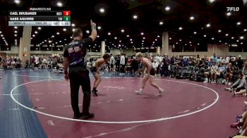 132 lbs 4th Wrestleback (32 Team) - Gabe Aguirre, Team Shutt Weston vs Cael Brubaker, North DeSoto Red