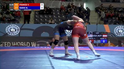 76 kg - Victoria Francis, USA vs Martina Kuenz, AUT