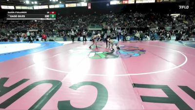 4A 113 lbs Champ. Round 1 - Gage Giles, Kimberly vs Ezra Fullmer, Snake River