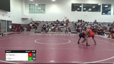 184 lbs Round 1 (6 Team) - Edward Cox, Mt. SAC White vs Kayd Figuroa, Sierra College