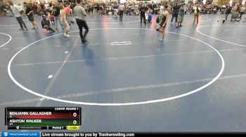 125 lbs Champ. Round 1 - Benjamin Gallagher, IA vs Ashton Walker, UT