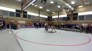 130lbs Cons. Round 5 - Genevie Mondero, Ida B. Wells (Girls) vs Meczi Johnson, Moses Lake (Girls)