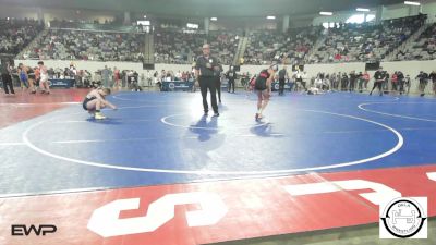 87 lbs Semifinal - Reese Kreke, Harrah vs Kaygan Walton, El Reno
