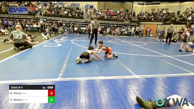58 lbs Consi Of 4 - Ralph Perez, Cowboy Wrestling Club vs Caius Moore, Standfast