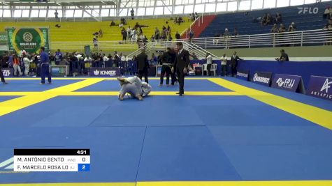 MARCOS ANTÔNIO BENTO DE ANDRADE vs FLAVIO MARCELO ROSA LOUREIRO 2023 Brasileiro Jiu-Jitsu IBJJF