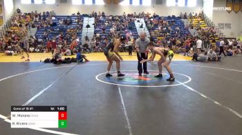 160 lbs Consi Of 16 #1 - William Maione, Cowboy Wrestling Club vs Reynaldo Rivera, Golden Bears Wrestling Club