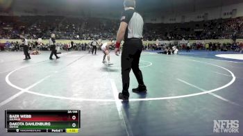 3A-144 lbs Cons. Semi - Baer Webb, Sulphur vs Dakota Dahlenburg, Hinton