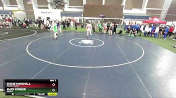 157 lbs Cons. Round 4 - Chase Marshall, Marsh Valley vs Maxx Kohler, Provo