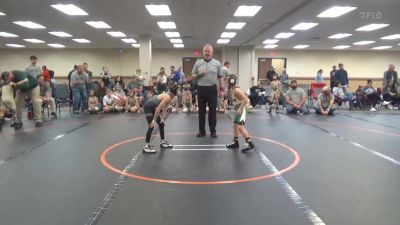 60 lbs Rr Rnd 2 - Ryker Hooper, St. Vincent Saint Mary K-6 Community vs Lucas Gush, Belle Vernon K-6 Community