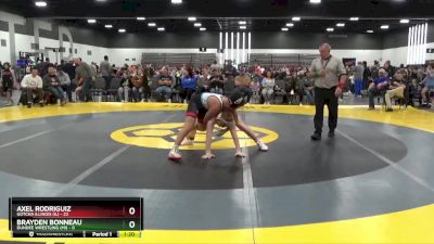 129 lbs Placement Matches (8 Team) - Axel Rodriguiz, Gotcha Illinois (IL) vs Brayden Bonneau, Dundee Wrestling (MI)