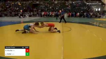 145 lbs Quarterfinal - Hayden Kluthe, Ord vs Justin Keller, Albia